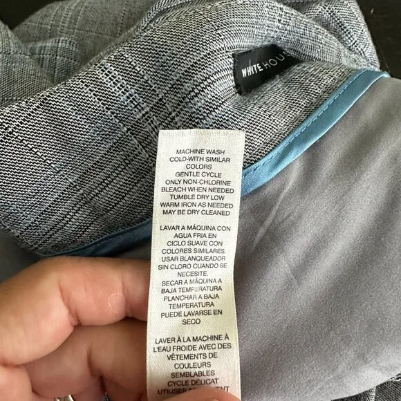 2/$30 White House Black Market The Slim Glen Plaid Trouser 12 #8090 - Picture 13 of 16